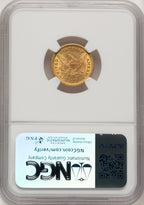 1896 $2.50 Liberty Quarter Eagle NGC MS62