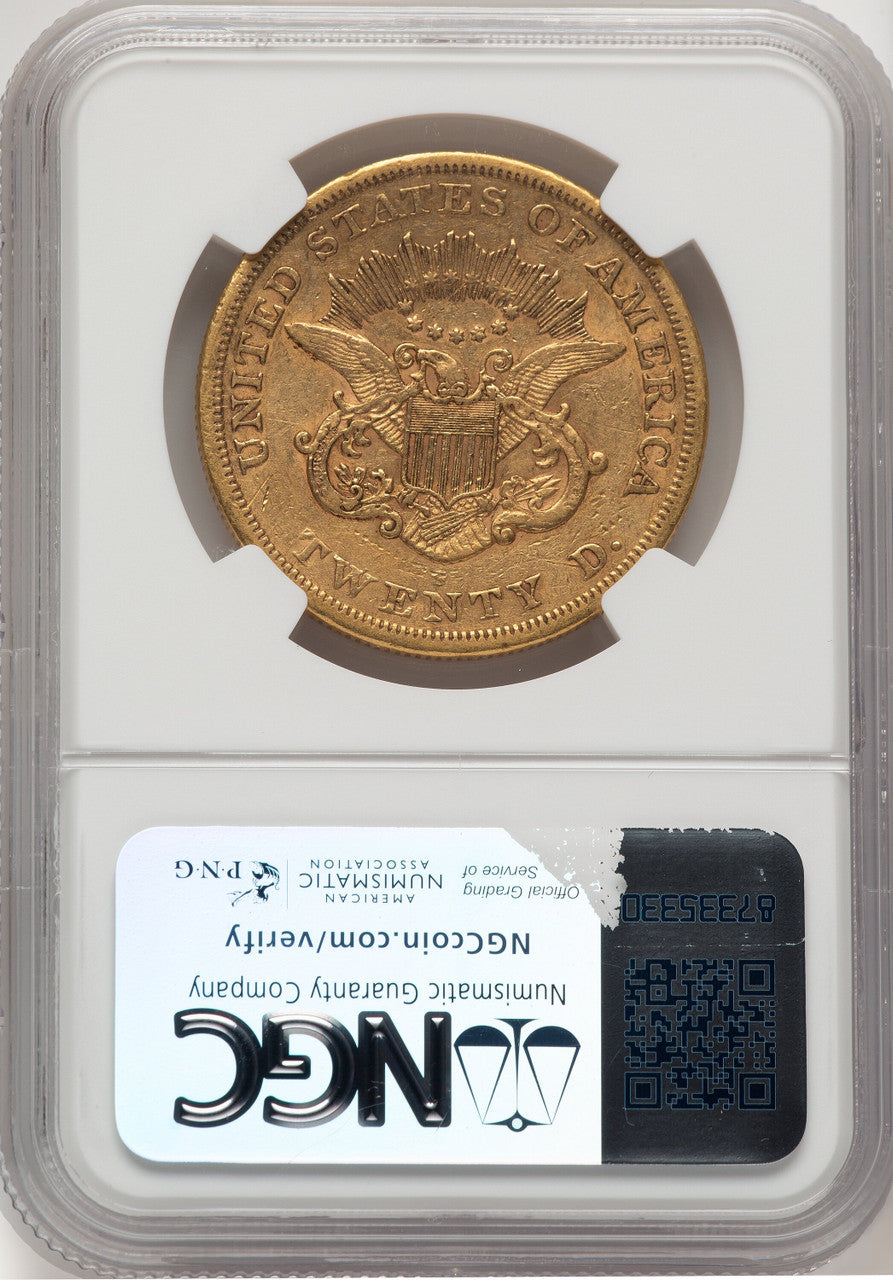 1865-S $20 Liberty Double Eagle NGC XF45 (774134038)