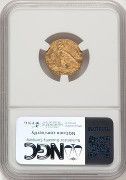 1915 $2.50 Indian Quarter Eagle NGC MS62 (774256019)