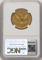 1840 $10 Liberty Eagle NGC AU53