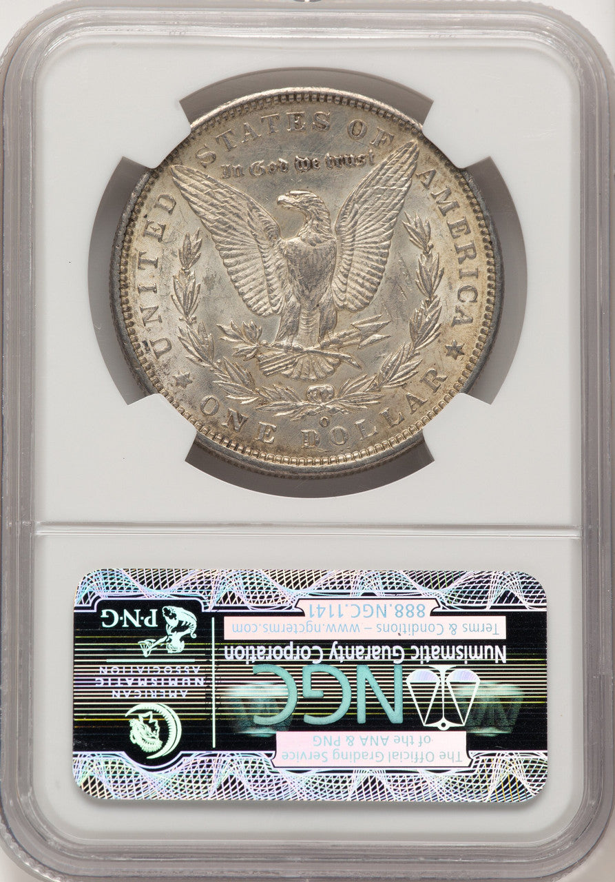 1896-O CAC Morgan Dollar NGC AU58