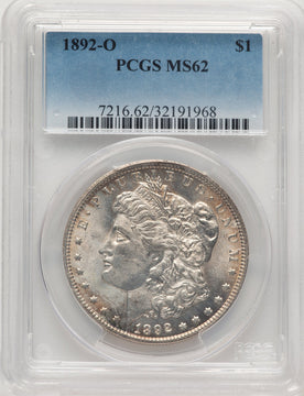 1892-O Morgan Dollar PCGS MS62