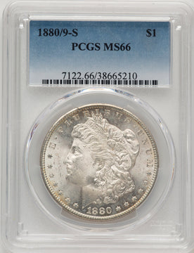 1880/9-S Morgan Dollar PCGS MS66