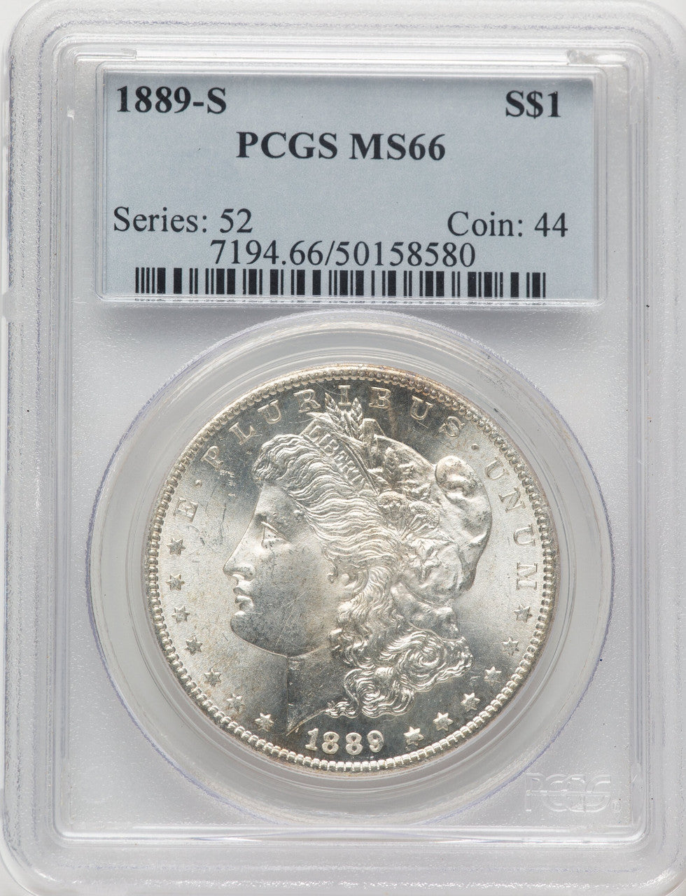 1889-S Morgan Dollar PCGS MS66 (520884012)