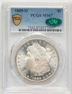 1885-O CAC Morgan Dollar PCGS MS67 (520884008)