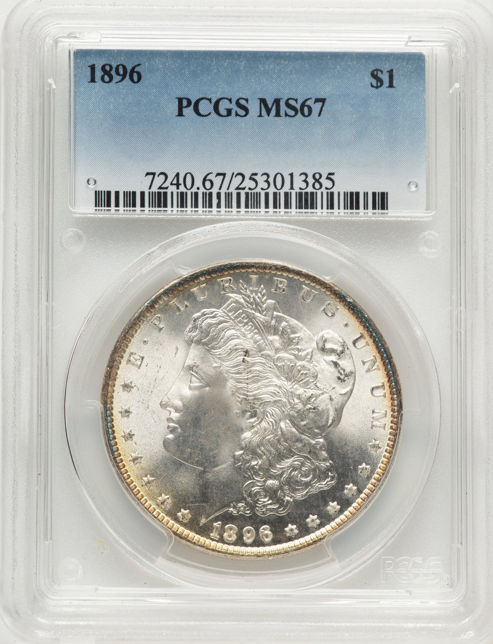 1896 Morgan Dollar PCGS MS67