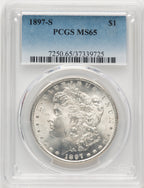 1897-S Morgan Dollar PCGS MS65 (520884021)
