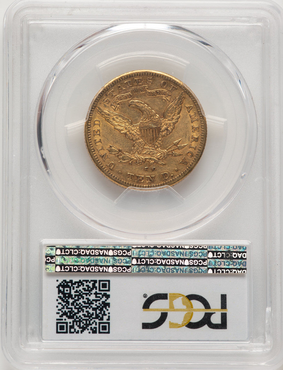1891-CC $10 Blue Gradient Liberty Eagle PCGS AU55