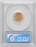 1857 G$1 Gold Dollar PCGS MS62 (775176003)