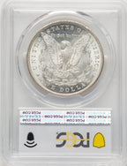 1893 Blue Gradient Morgan Dollar PCGS MS64