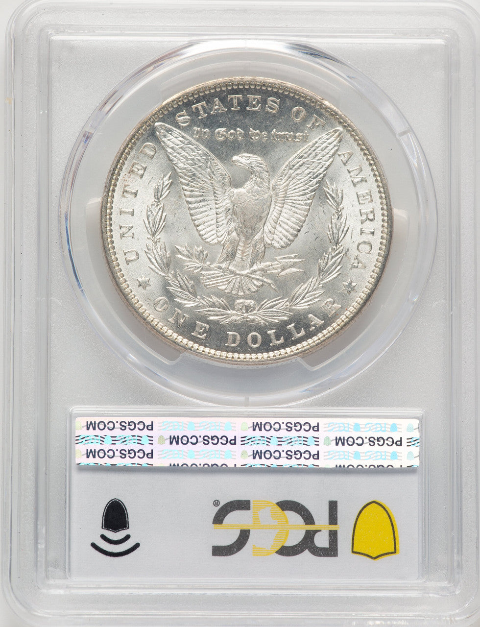 1893 Blue Gradient Morgan Dollar PCGS MS64
