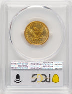 1844-C $5 Liberty Half Eagle PCGS AU53