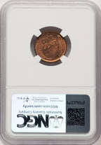 1924-D 1C RB Lincoln Cent NGC MS64 (771340015)