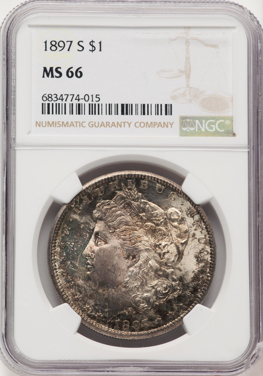1897-S Morgan Dollar NGC MS66 (772368009)