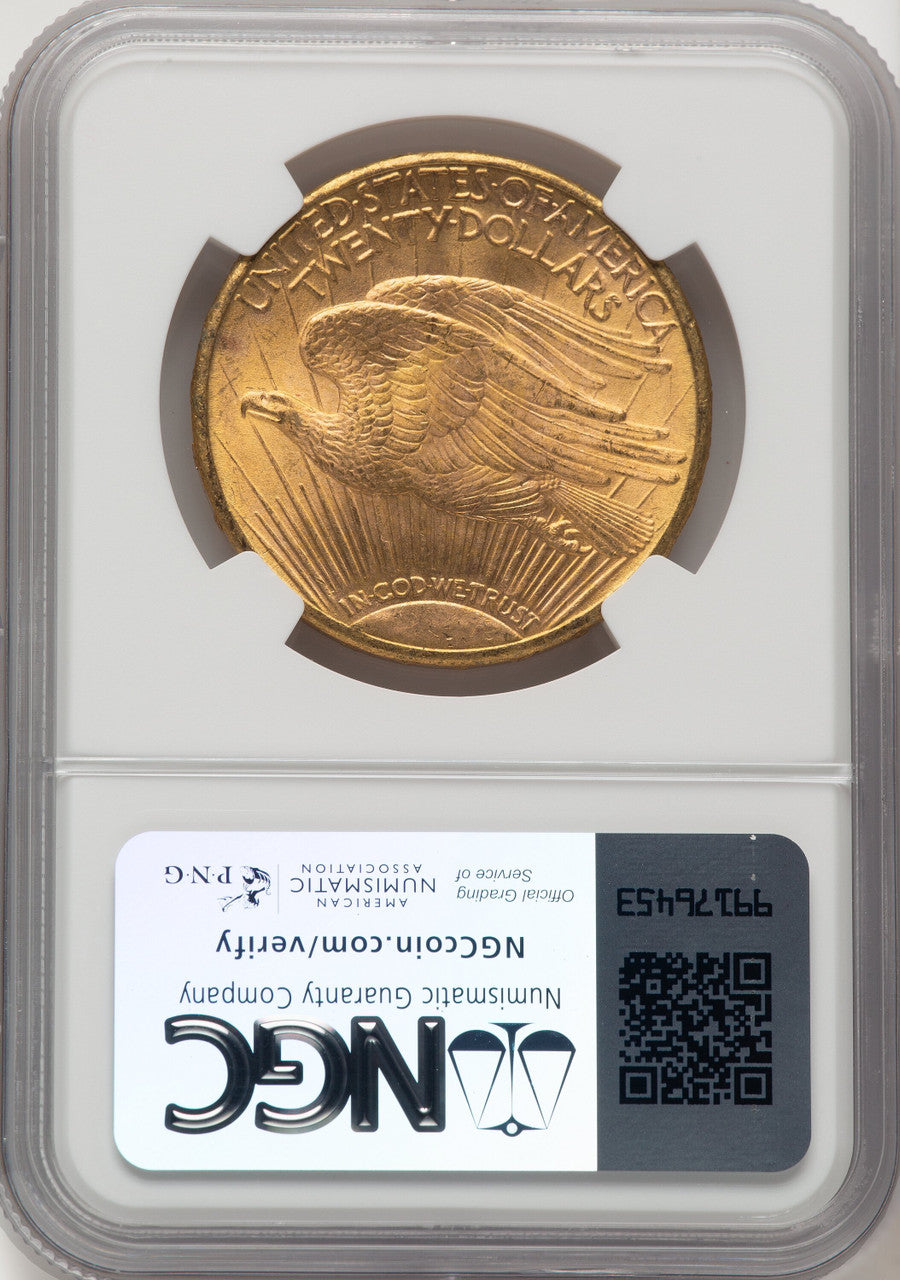 1911-S $20 Saint-Gaudens Double Eagle NGC MS65+ (774732007)