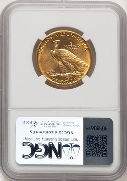 1908-D $10 NO MOTTO Indian Eagle NGC MS64