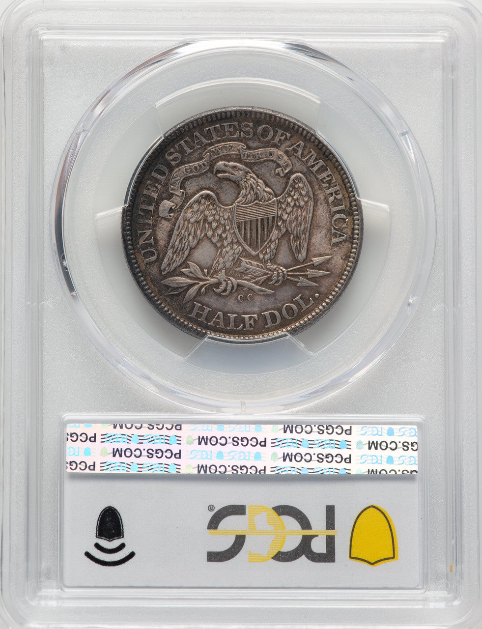 1875-CC 50C Seated Half Dollar PCGS MS62