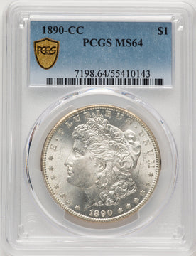 1890-CC Morgan Dollar PCGS MS64 (774459002)
