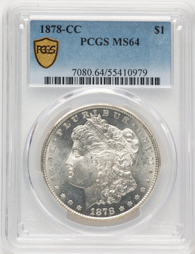 1878-CC Morgan Dollar PCGS MS64 (774723003)