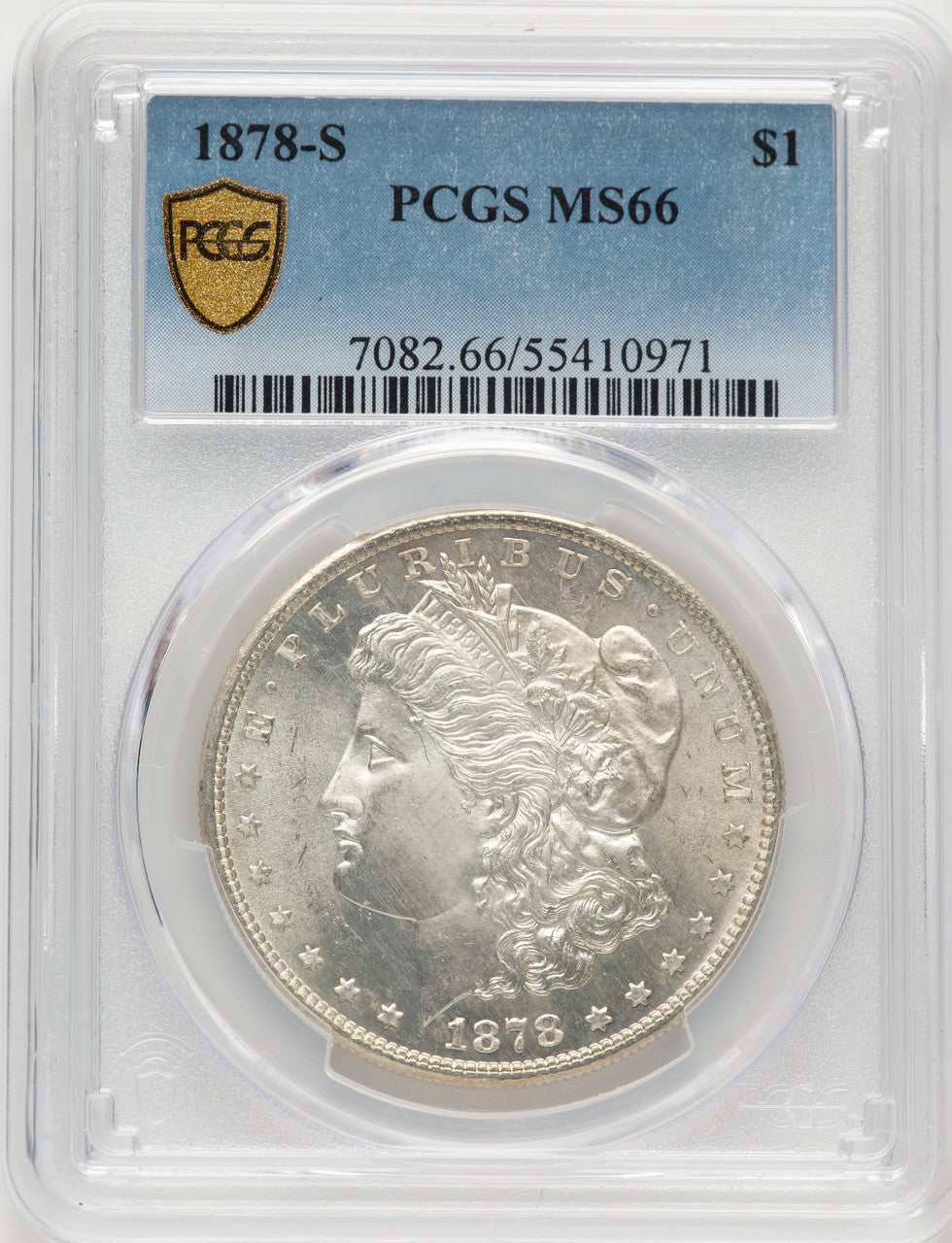 1878-S Morgan Dollar PCGS MS66 (772289001)