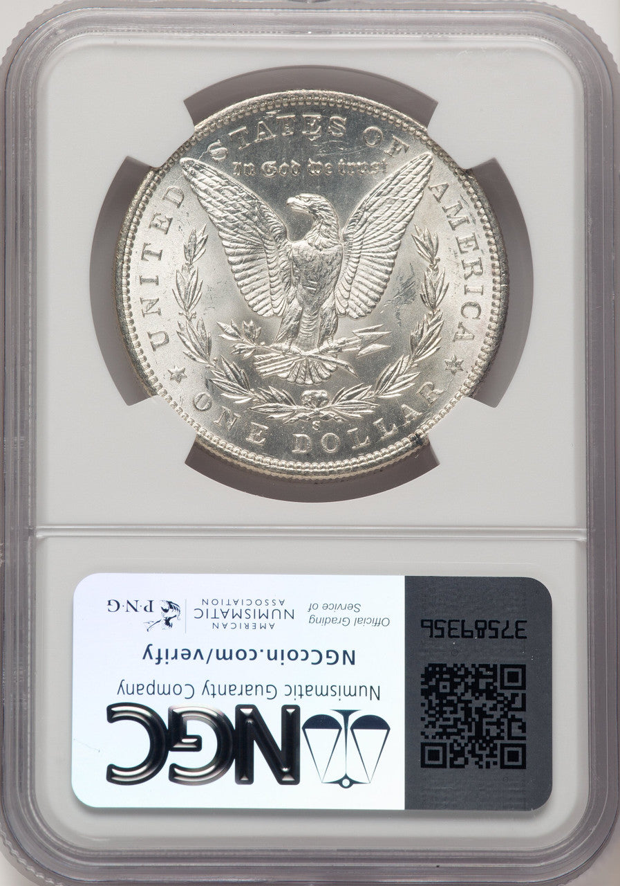 1899-S Brown Label Morgan Dollar NGC MS63