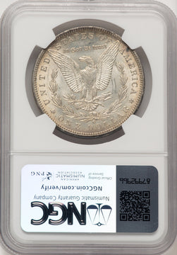 1893-O Brown Label Morgan Dollar NGC AU58