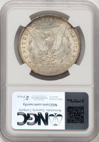 1893-O Brown Label Morgan Dollar NGC AU58