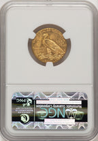 1909 $5 Indian Half Eagle NGC MS62 (775176016)