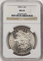 1894-S Morgan Dollar NGC MS63