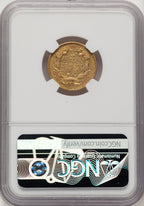 1854-O $3 Brown Label Three Dollar Gold Pieces NGC XF45