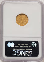 1910 $2.50 Indian Quarter Eagle NGC MS62