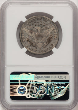1897-O 50C Brown Label Barber Half Dollar NGC VF25