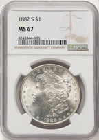 1882-S Morgan Dollar NGC MS67 (776318022)