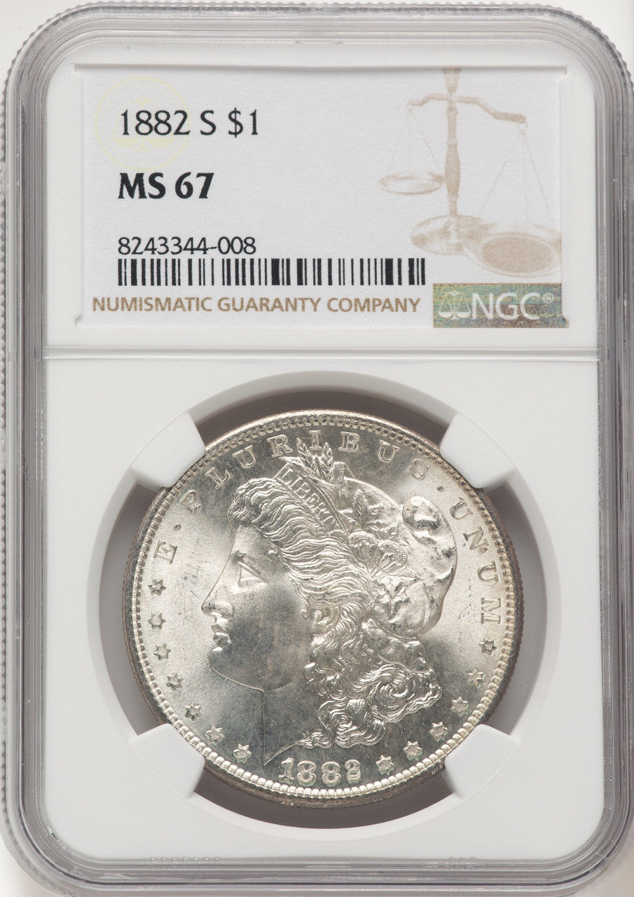 1882-S Morgan Dollar NGC MS67 (776318022)
