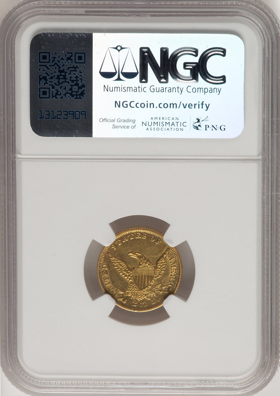 1839-O $2.50 Brown Label Classic Quarter Eagle NGC AU58