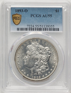 1893-O Morgan Dollar PCGS AU55