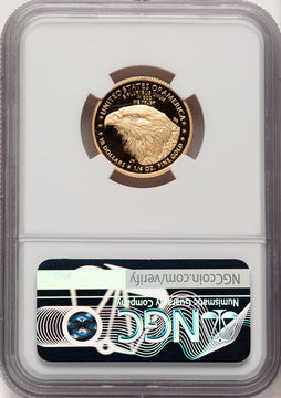2022-W G$10 Quarter Ounce Gold Eagle NGC PF70 Ed Moy