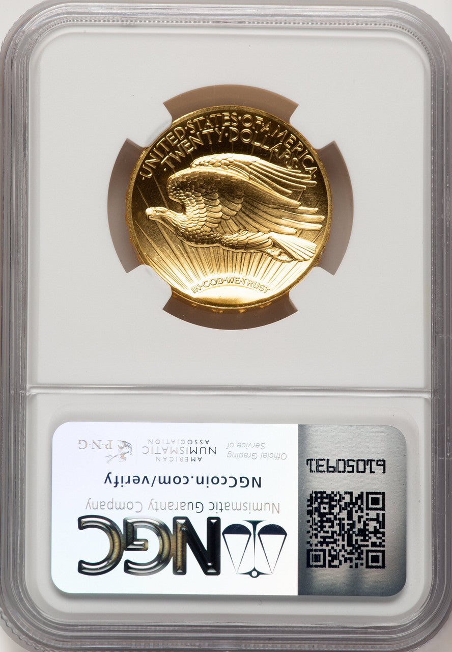 2009 G$20 Ultra High Relief Jeff Garrett Red Book NGC MS70
