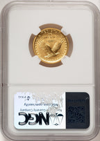 2016-W 25C Standing Liberty 100th Anniversary Gold Centennial Jeff Garrett Red Book NGC MS70 (775323023)