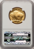 2008-W $25 Half-Ounce Gold Buffalo Brown Label NGC MS70 (520203004)