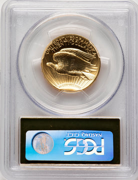 2009 G$20 Ultra High Relief Gold Foil PCGS MS70