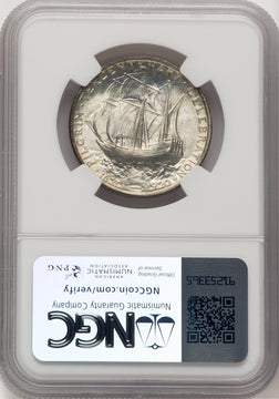 1920 50C Pilgrim Commemorative Silver NGC MS67 (775929014)