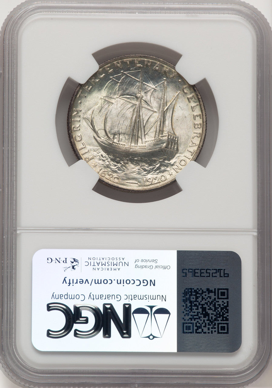 1920 50C Pilgrim Commemorative Silver NGC MS67 (775929014)