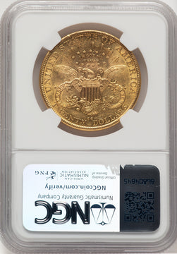 1890-CC $20 Liberty Double Eagle NGC AU55 (171457001)