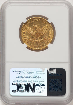 1854-S $10 Liberty Eagle NGC AU53 (177291001)