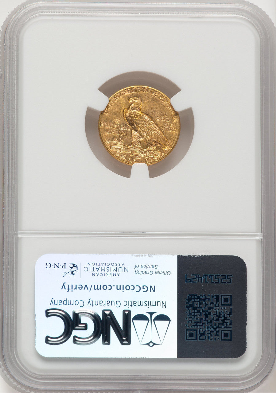 1914-D $2.50 Indian Quarter Eagle NGC MS62 (507108003)