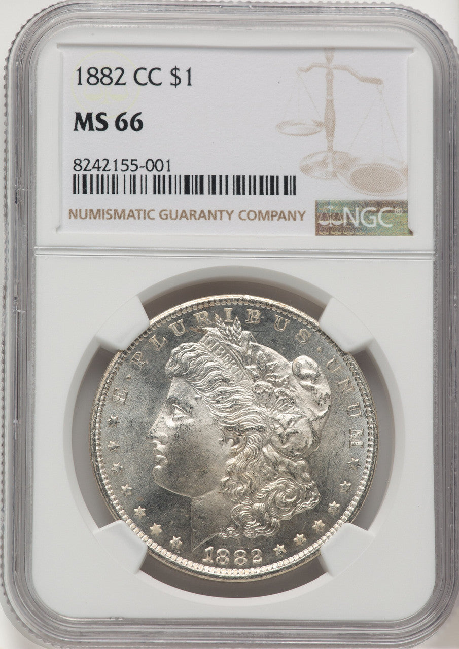 1882-CC Morgan Dollar NGC MS66