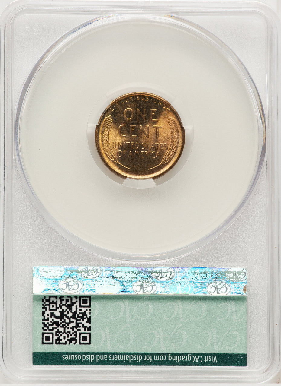 1909-S/S 1C S/Horizont RD Lincoln Cent CACG MS65