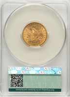 1891-CC $5 Liberty Half Eagle CACG MS62