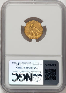 1908 $2.50 Indian Quarter Eagle NGC MS64 (774795003)